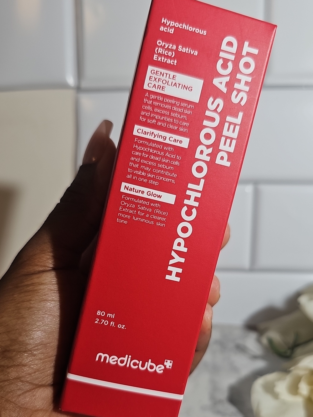 Medicube Hypochlorous Acid Peel Shot – Red Exfoliating Serum